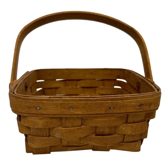 Longaberger Other - Longenberger Basket Small 6.5” x 6.5” handwoven 1994 Dresden, OHIO USA